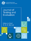 JOURNAL OF TESTING AND EVALUATION杂志封面